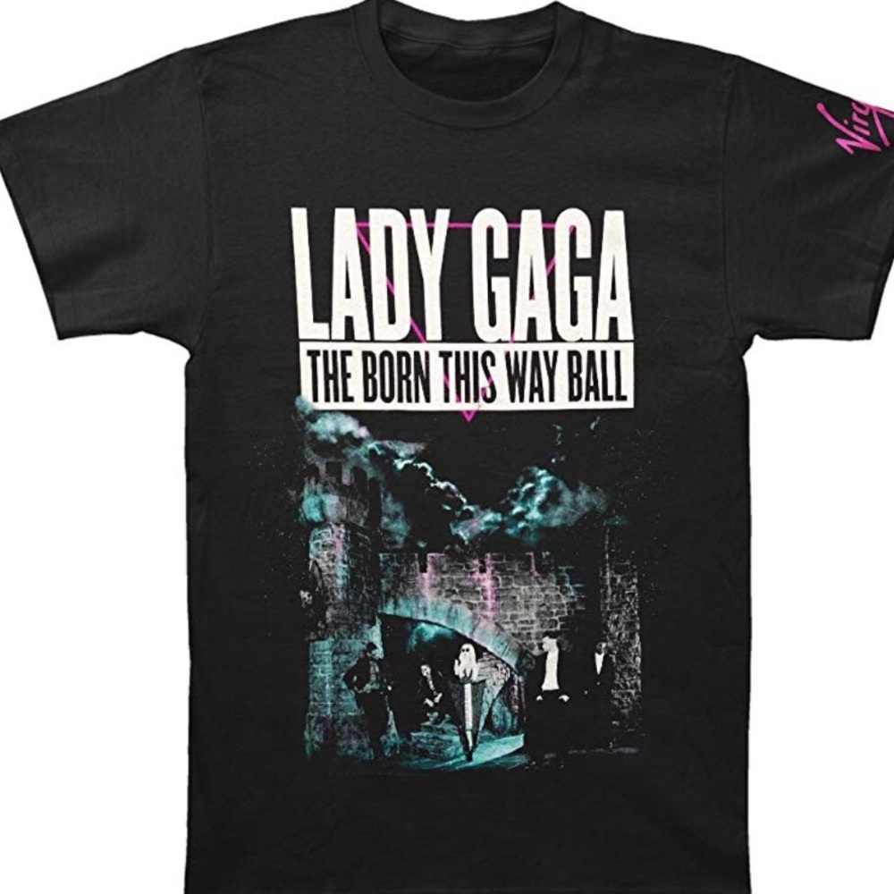 Lady Gaga Born This Way Ball Tour T shirt